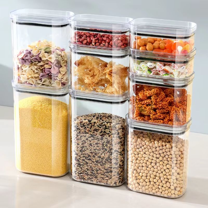 Coffee Tea Sugar Canister Set - Boîte de rangement hermétique pour armoire