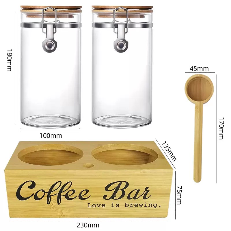 Coffee Tea And Bean - Pots de stockage de café, paquet