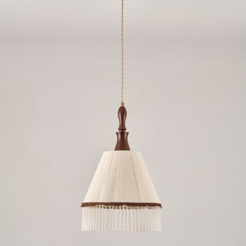 Switching Coffee To Tea - Luminaires suspendus rétro américains en bois