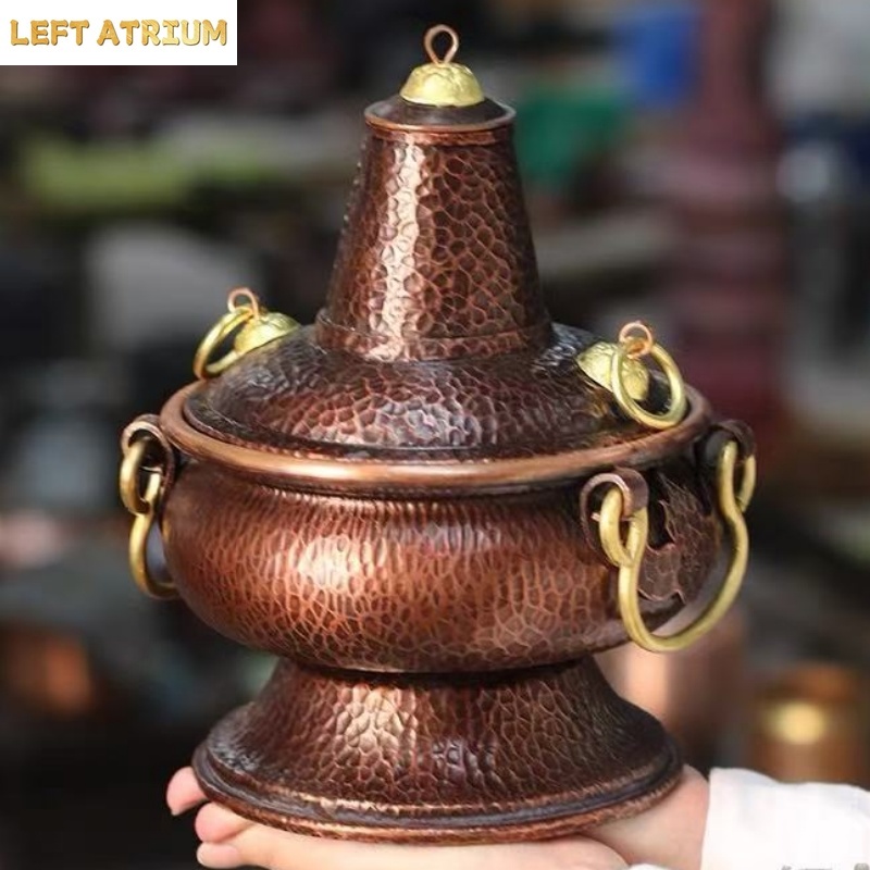 Coffee Tea And Bean - Vase multifonctionnel en cuivre pur, fait