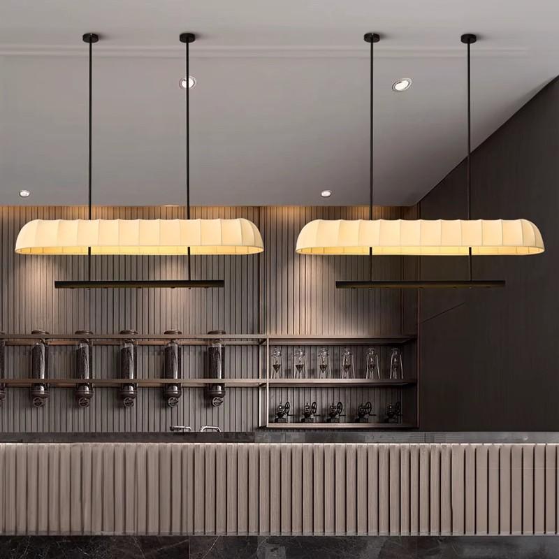Switching Coffee To Tea - Luminaire LED suspendu long vintage pour