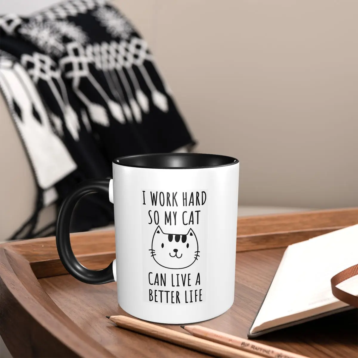 Coffee Tea Quotes - Tasse à café en céramique avec