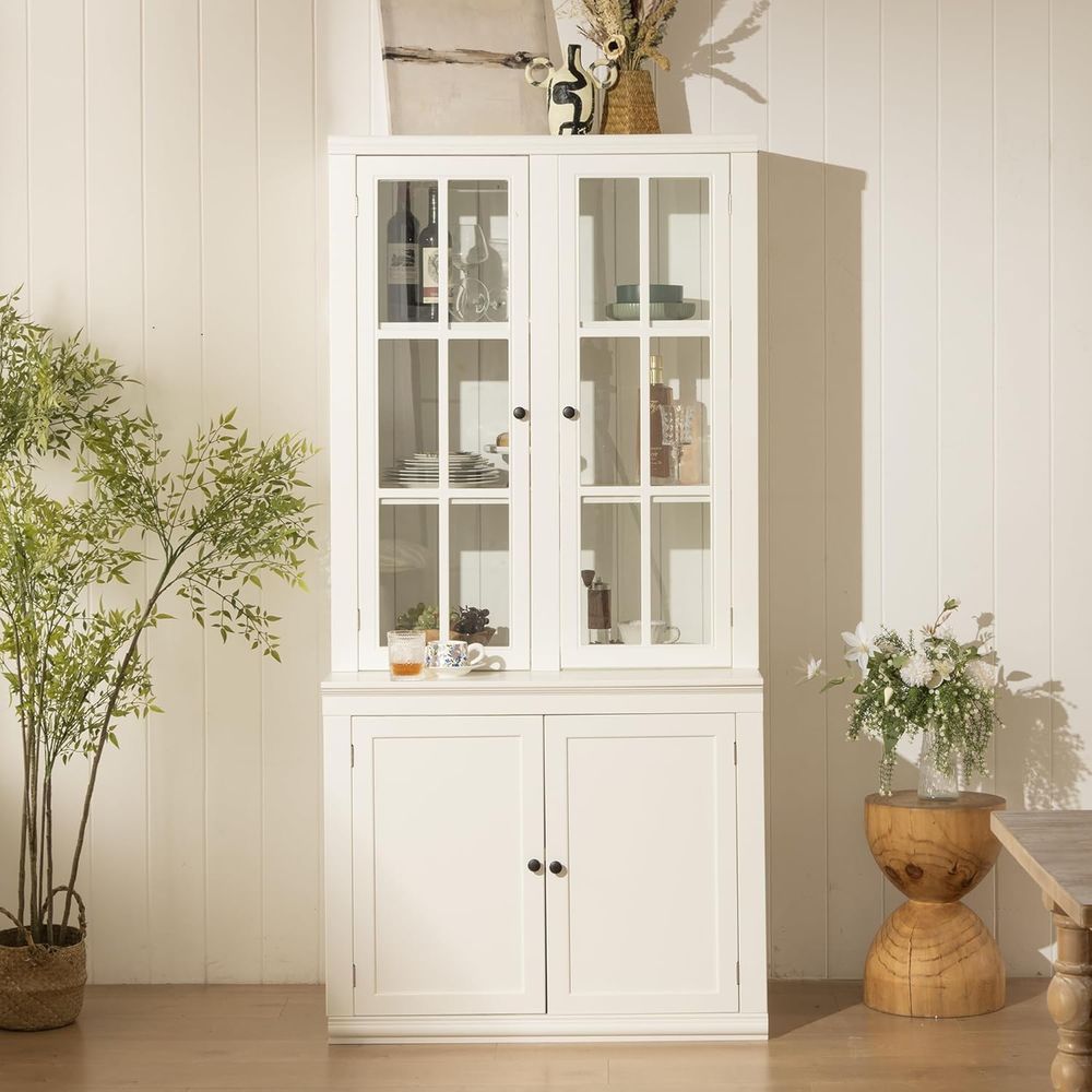 Coffee & Tea Restaurant - Armoire de cuisine haute de 75