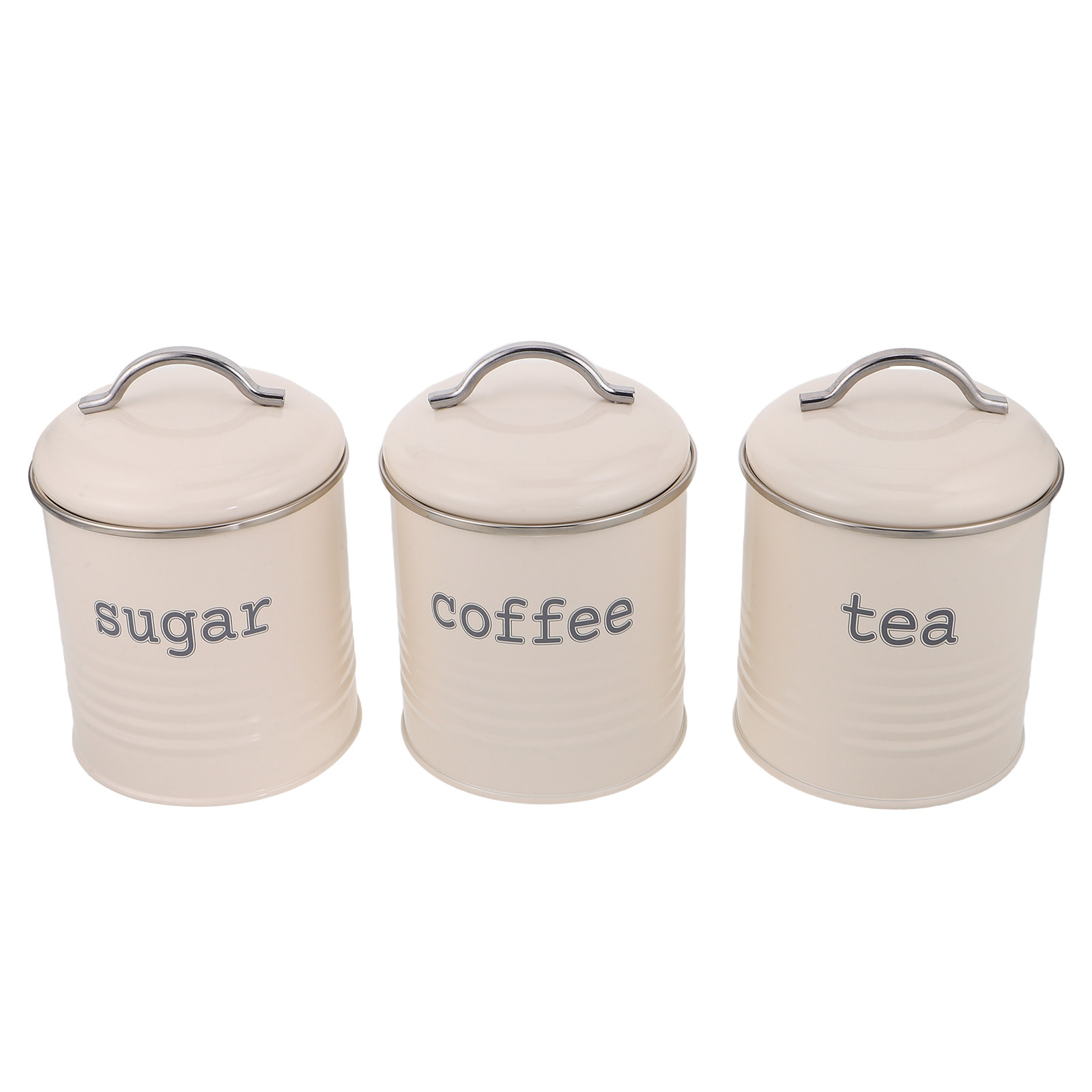 Coffee Tea And Bean - Lot de 3 boîtes hermétiques pour