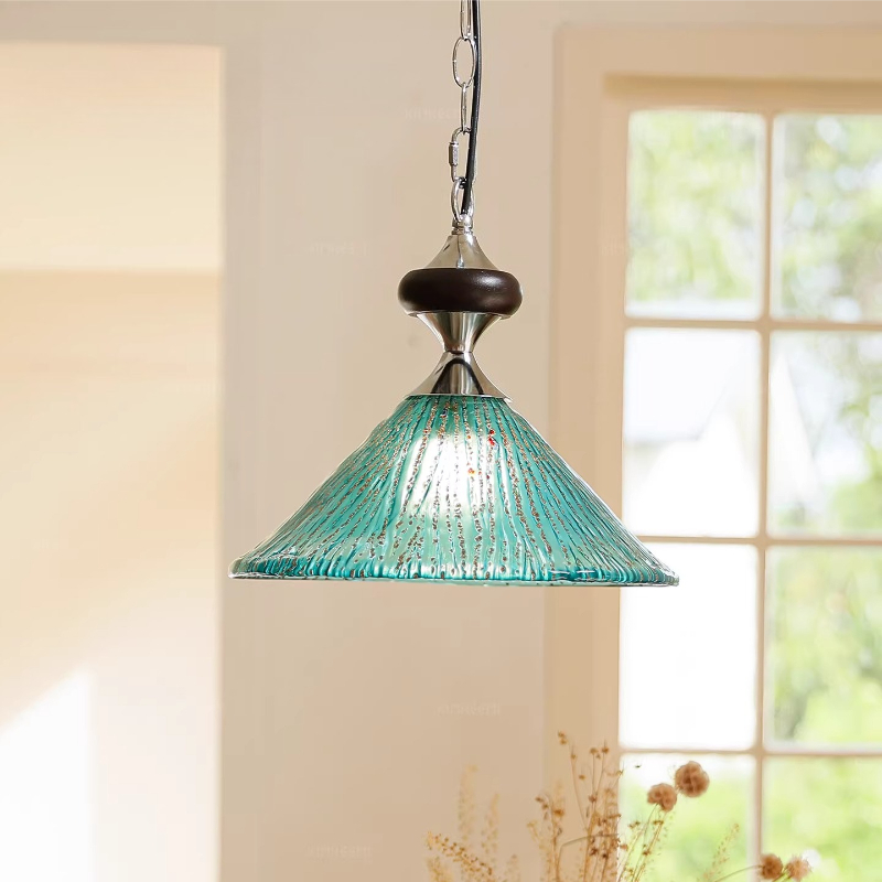 Switching Coffee To Tea - Lampe suspendue vintage médiévale en verre