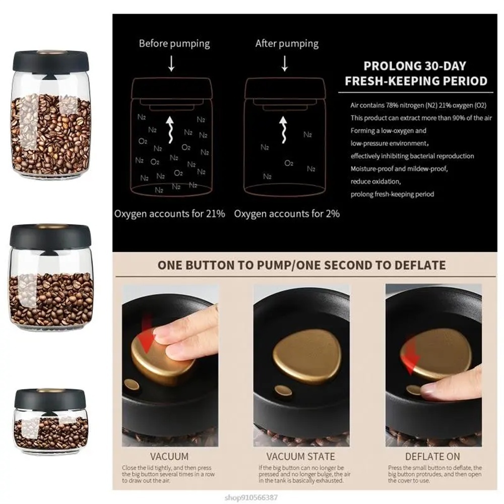 1 paquet de récipient de stock - Coffee Tea Canister Set avis et prix