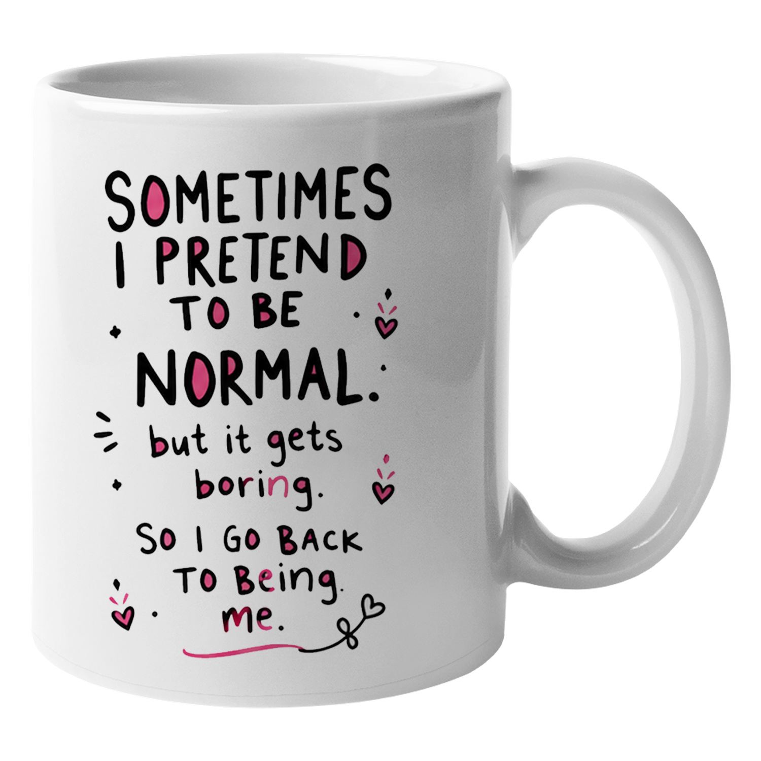 Parfois, je feinte d'être norm - Coffee Tea Quotes avis et prix