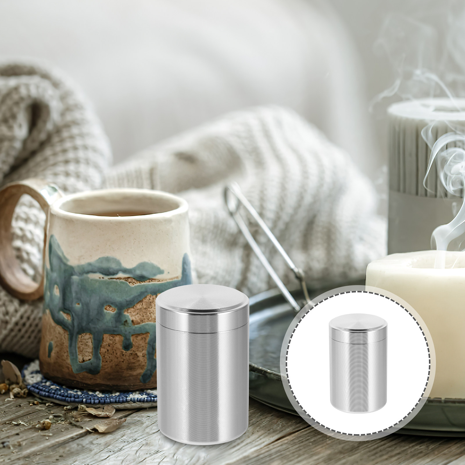 Pot à thé en métal, récipient  - Coffee Tea Canister Set avis et prix