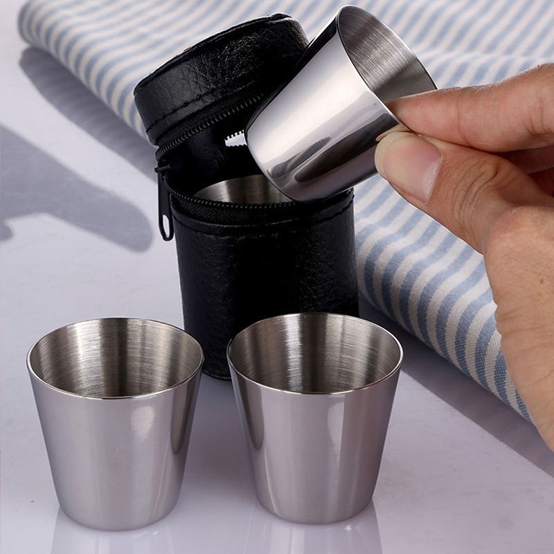 4/6 pièces tasses en acier ino - Coffee Tea Sugar Canister Set avis et prix