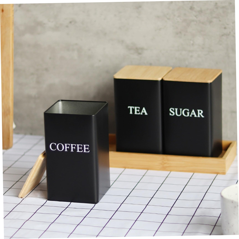 Ensemble de 3 boîtes à thé, ca - Coffee Tea Canister Set avis et prix