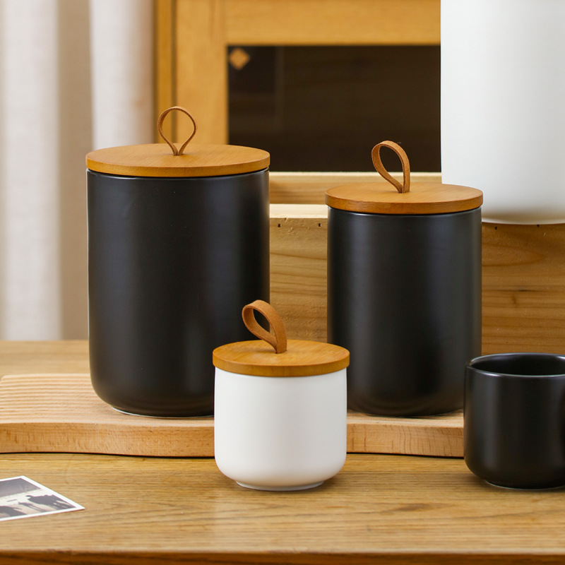 Pot de rangement en céramique  - Coffee Tea Sugar Canister Set avis et prix