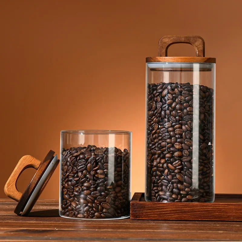 Pot en verre transparent avec  - Coffee Tea Sugar Canister Set avis et prix