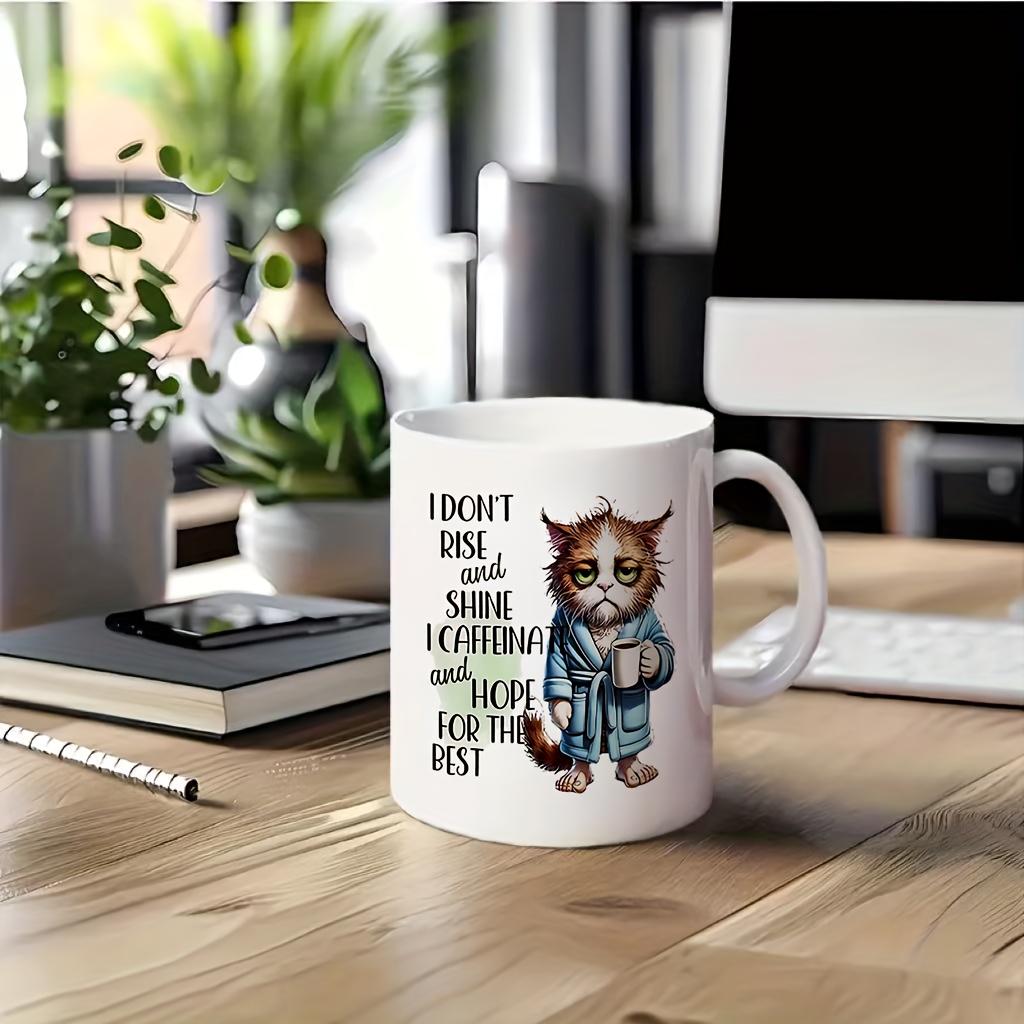 Mug amusant pour chat avec cit - Coffee Tea Quotes avis et prix