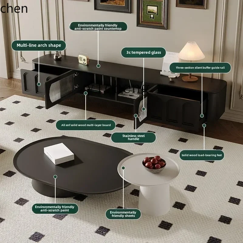 Meuble TV rétro i5.15 et table - Coffee & Tea Restaurant avis et prix