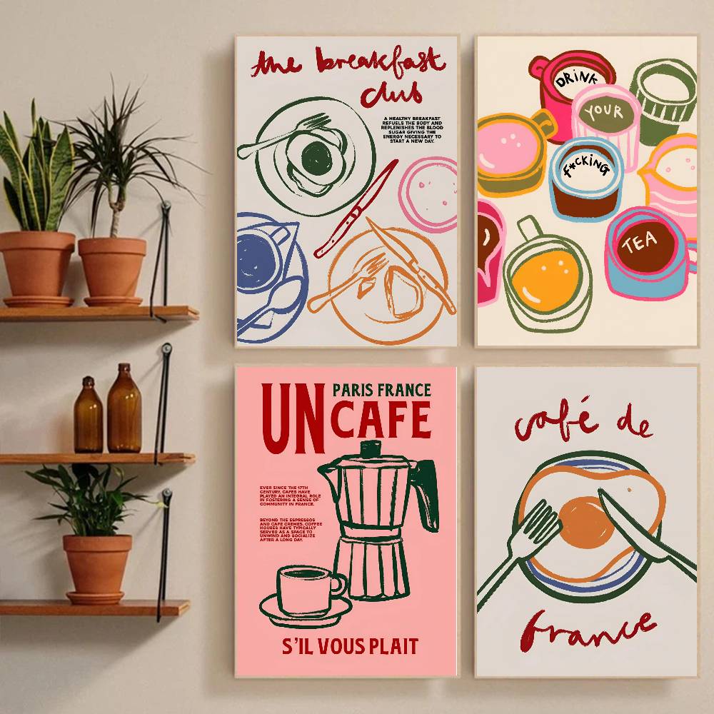 Affiche Rétro en Papier sur le - Coffee Tea Room avis et prix