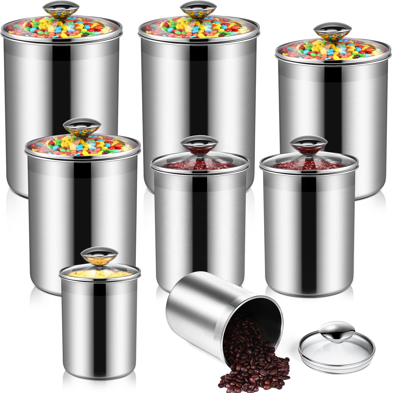 Conteneurs de stockage des ali - Coffee Tea Sugar Canister Set avis et prix