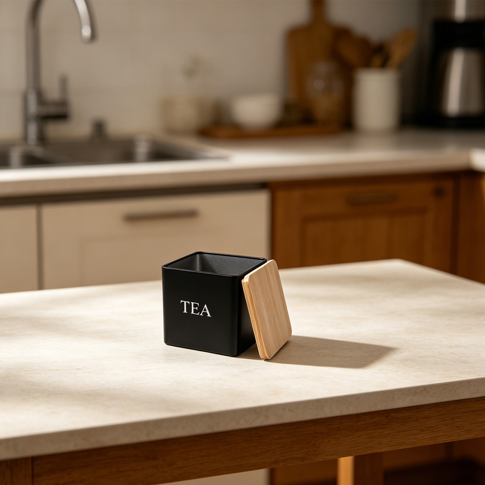 Ensemble de 3 boîtes à thé, ca - Coffee Tea Sugar Canister Set avis et prix